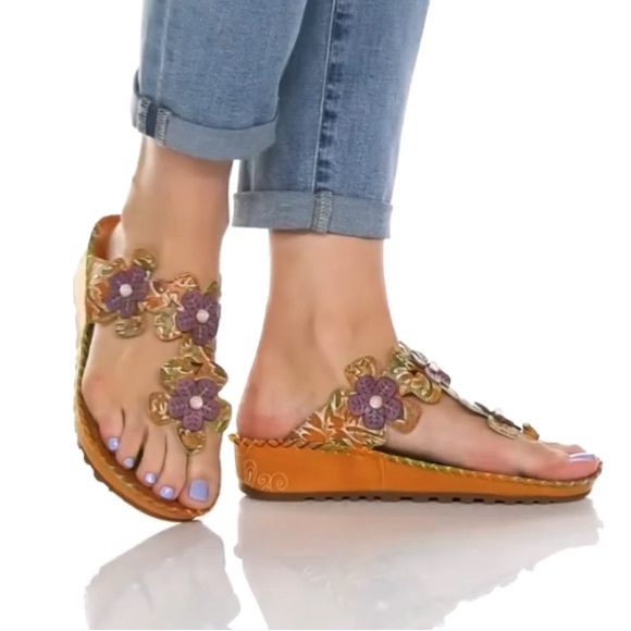 NEW L’Artiste by Spring Step Crocus Sandals 40 / 9 - Picture 1 of 10